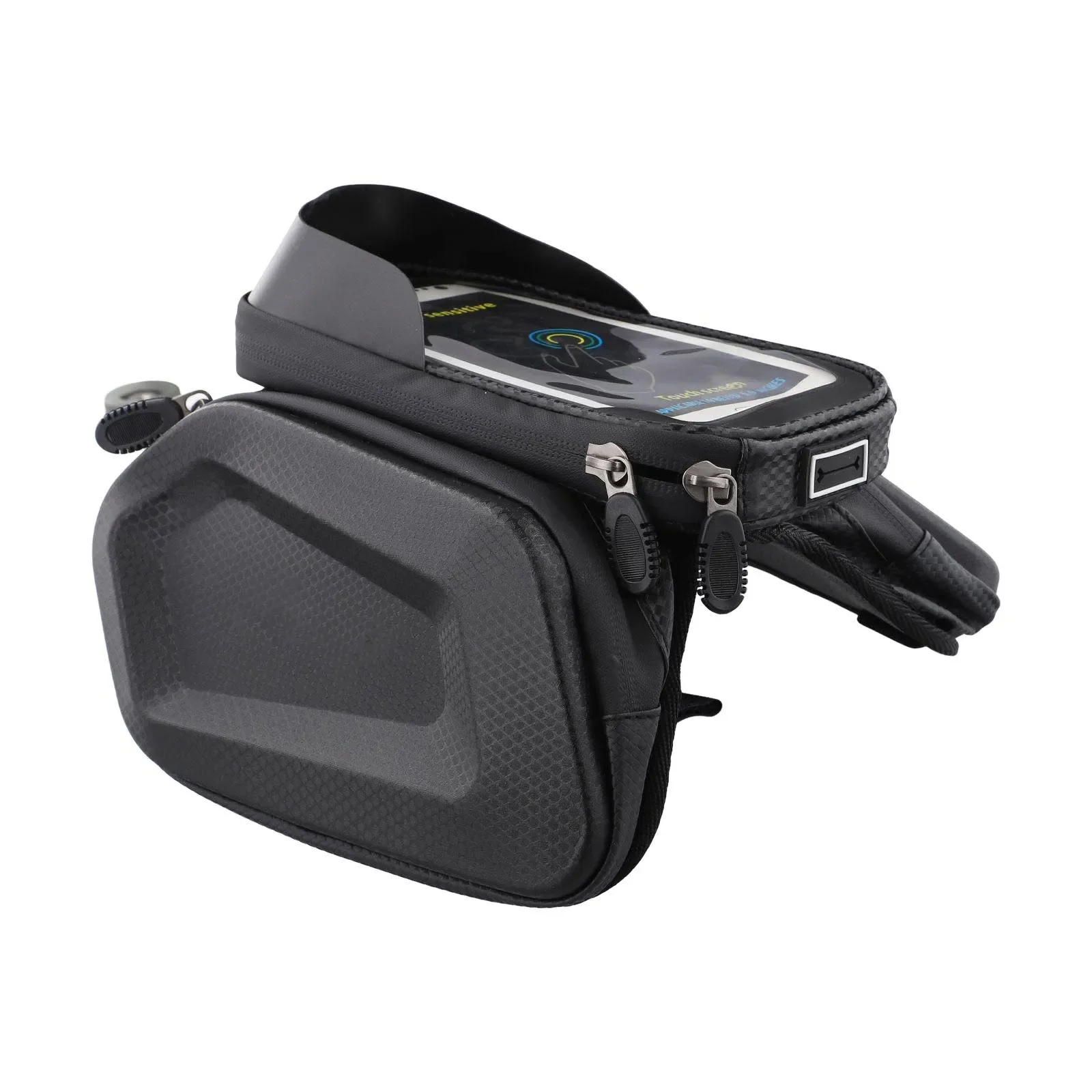 Double Bag Mobile Phone Bag For Cycling Non-interfering PU Ample Storage Space PU Material Bicycle Bag Polyester
Double Bag Mobile Phone Bag For Cycling Non-interfering PU Ample Storage Space PU Material Bicycle Bag Polyester
