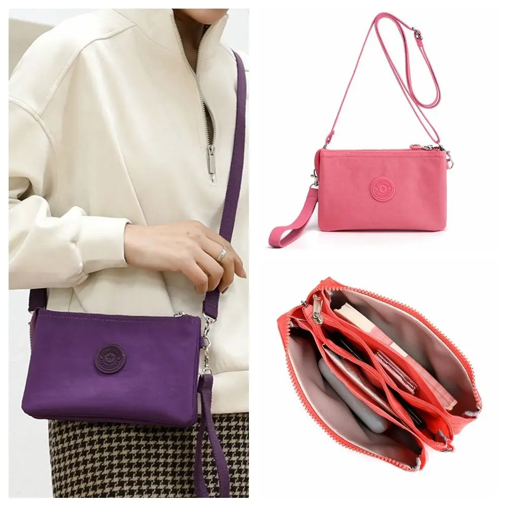 Leisure Purse Nylon Crossbody Bag Soft Multi-layer Shoulder Bag Waterproof Handbag Phone Bag Unisex
Leisure Purse Nylon Crossbody Bag Soft Multi-layer Shoulder Bag Waterproof Handbag Phone Bag Unisex