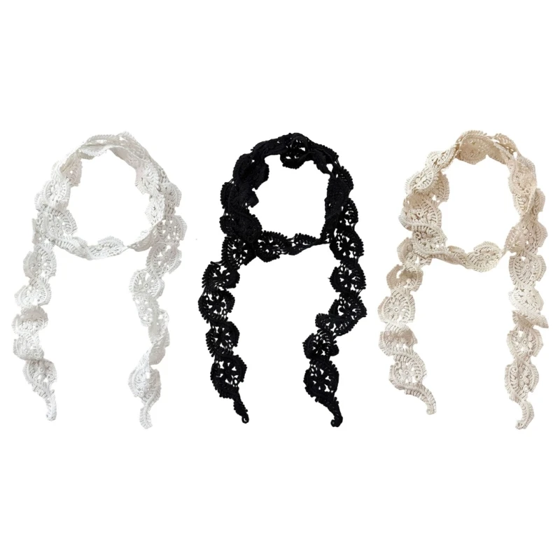 Elegant Lace Ribbon Belt With Floral Design For Women Headband Or Bag Accessory Black White Y08E
Elegant Lace Ribbon Belt With Floral Design For Women Headband Or Bag Accessory Black White Y08E