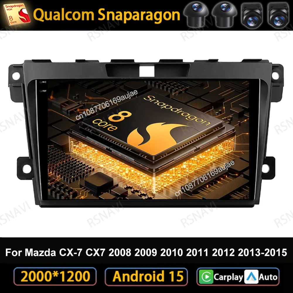Car Radio Android 15 For Mazda CX-7 CX7 2008 2009 2010 2011 2012 2013-2015 Viedo Player 5G WIFI Head Unit Navigation 4G LTE QLED
Car Radio Android 15 For Mazda CX-7 CX7 2008 2009 2010 2011 2012 2013-2015 Viedo Player 5G WIFI Head Unit Navigation 4G LTE QLED