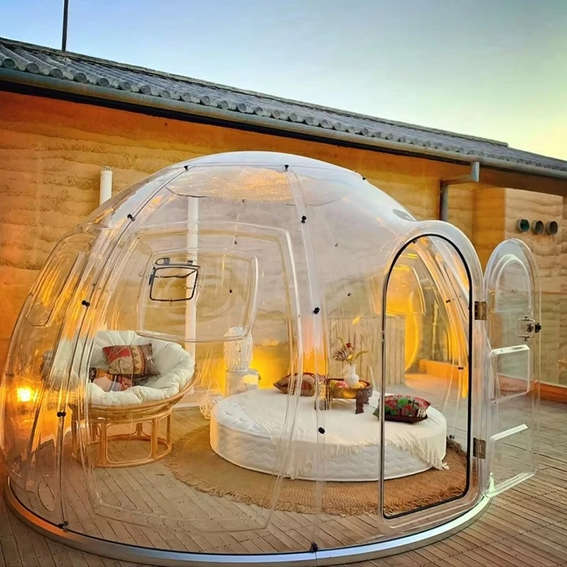 Glamping Dome Tent Outdoor Hotel Resort House Transparent Dome Tent Hexagonal Geodesic Air Tent OEM
Glamping Dome Tent Outdoor Hotel Resort House Transparent Dome Tent Hexagonal Geodesic Air Tent OEM