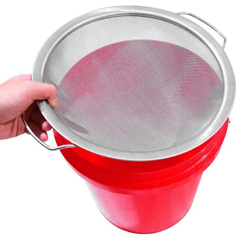 4X Paint Strainer Mesh Stainless Steel Paint Emulsion Honey Funnel Filter Cover Filter Tool Product 60-Mesh 11.4Inch
4X Paint Strainer Mesh Stainless Steel Paint Emulsion Honey Funnel Filter Cover Filter Tool Product 60-Mesh 11.4Inch