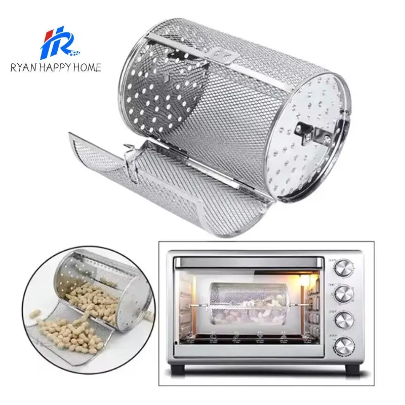 Духовка из нержавеющей стали для кухни, корзина для жарки, клетка для кофейных зерен, решетка для барабанов, аксессуары для фритюрницы
Духовка из нержавеющей стали для кухни, корзина для жарки, клетка для кофейных зерен, решетка для барабанов, аксессуары для фритюрницы