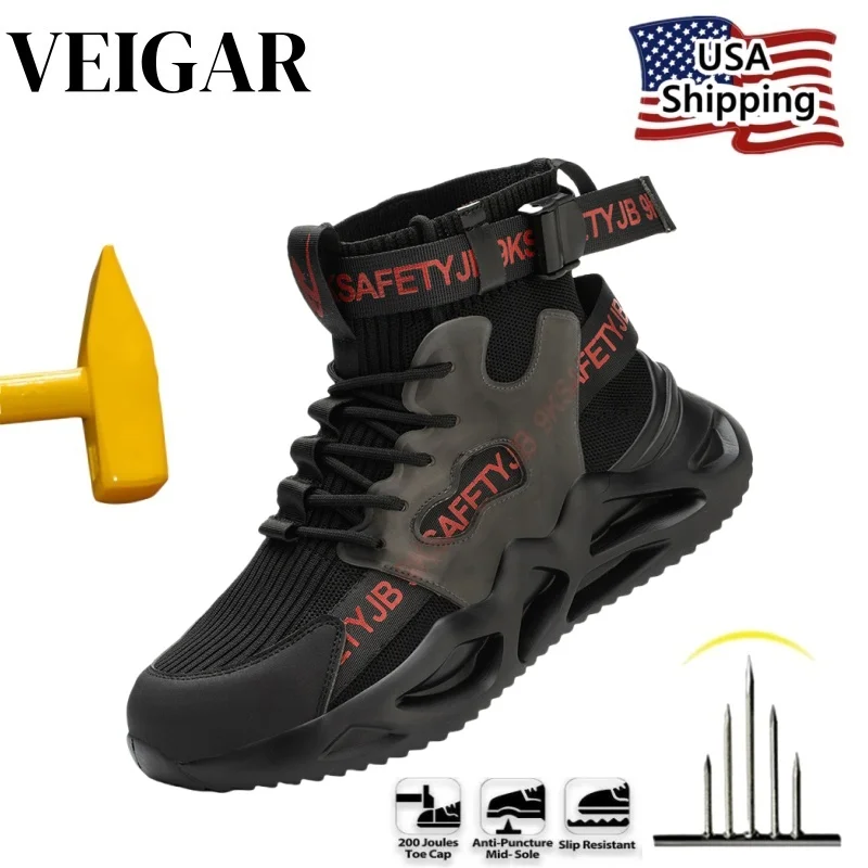 Comfortable and Elastic Safety Shoes Men For Work Sneakers Men Steel Toe Work Shoes Security Protective Lightweight Boots
Comfortable and Elastic Safety Shoes Men For Work Sneakers Men Steel Toe Work Shoes Security Protective Lightweight Boots