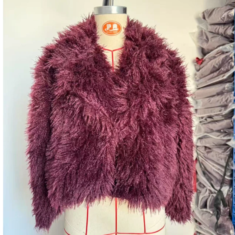 Осень-зима, новые куртки из искусственного меха из толстой овечьей кожи для женщин, Европа и Америка, бестселлер Aliexpress, трансграничная женская одежда
Осень-зима, новые куртки из искусственного меха из толстой овечьей кожи для женщин, Европа и Америка, бестселлер Aliexpress, трансграничная женская одежда