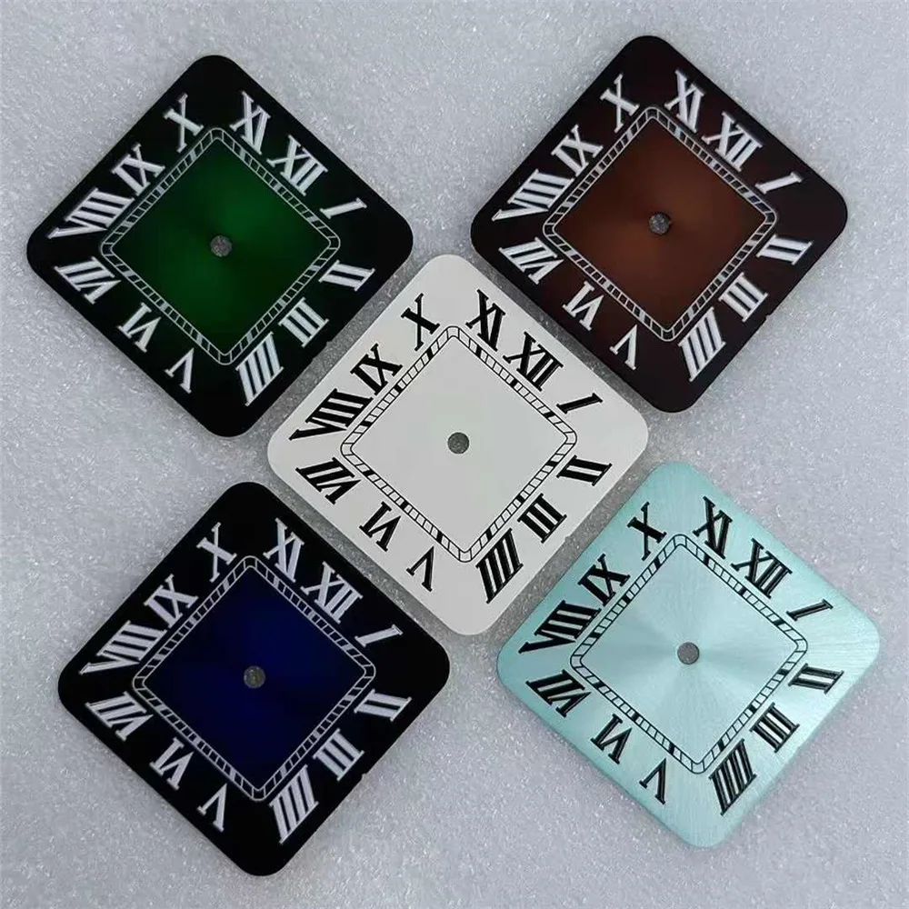 Square Dial 27mm Square Watch Faces Roman Numerals White No logo Dial Fit NH35/NH36 Automatic Movement
Square Dial 27mm Square Watch Faces Roman Numerals White No logo Dial Fit NH35/NH36 Automatic Movement