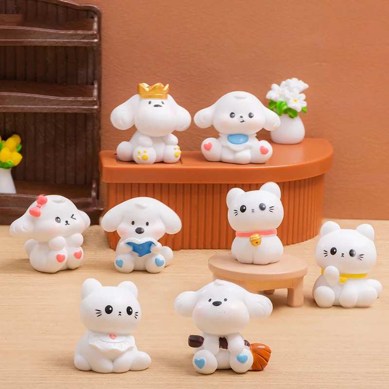 Cartoon Creative Figurines Miniatures Cute Dog Cat Landscape Ornaments Home Decorations Room Desk Car Decoration Small Ornaments
Cartoon Creative Figurines Miniatures Cute Dog Cat Landscape Ornaments Home Decorations Room Desk Car Decoration Small Ornaments