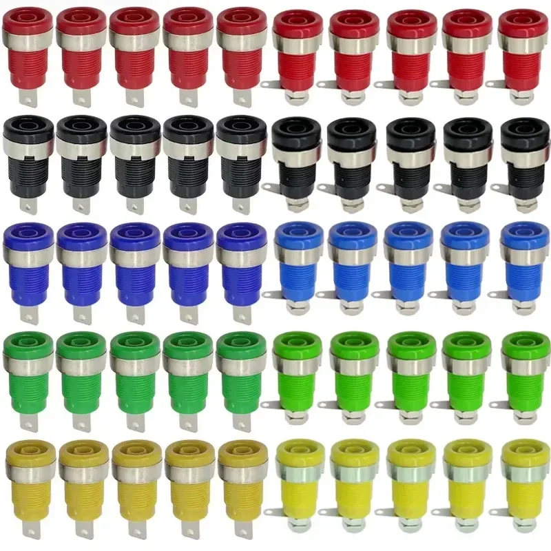 20PCS Insulated Safety 32A 4mm Banana Socket Terminal 5 Colors Female Jack Panel Mount Socket Binding Post Wire Connector
20PCS Insulated Safety 32A 4mm Banana Socket Terminal 5 Colors Female Jack Panel Mount Socket Binding Post Wire Connector