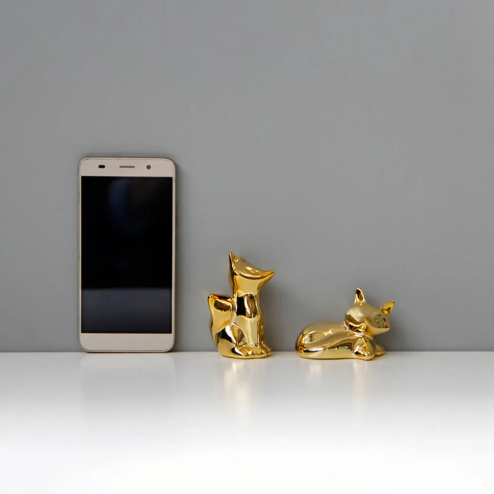 1Pcs Golden Ceramic Fox Craft Ornament for Christmas Decorations - Desktop Holiday Decorative Craft Xmas Supplies
1Pcs Golden Ceramic Fox Craft Ornament for Christmas Decorations - Desktop Holiday Decorative Craft Xmas Supplies