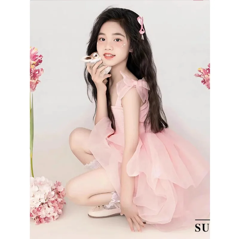 Girls' Dress New Strap Princess Style Baby Girl Fashionable Internet Celebrity Hot-Selling Little Princess Birthday Dress
Girls' Dress New Strap Princess Style Baby Girl Fashionable Internet Celebrity Hot-Selling Little Princess Birthday Dress