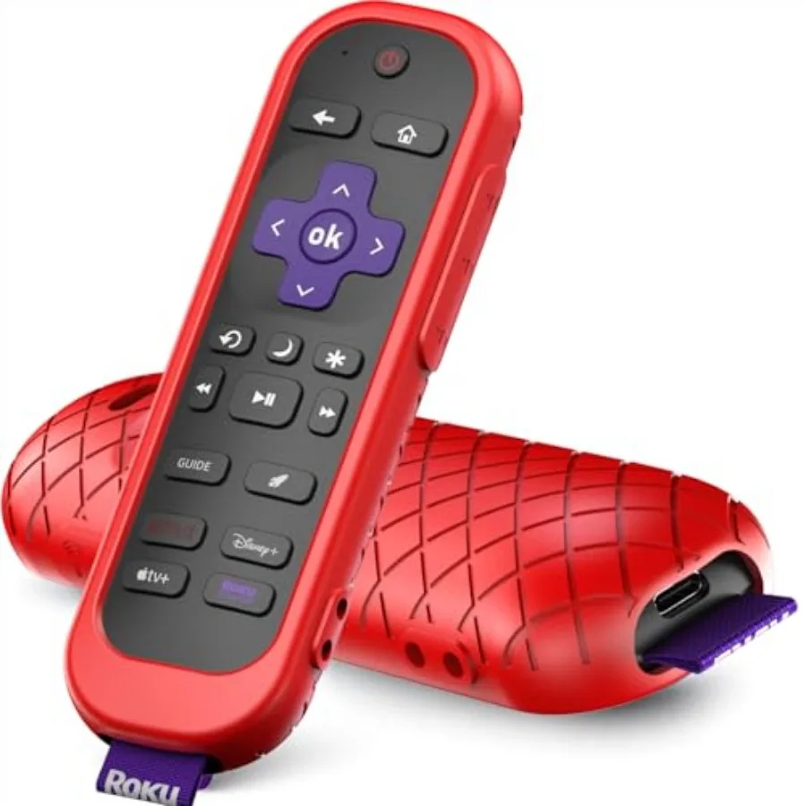 Case for Roku Remote Cover Compatible with Hisense and TCL TV Stick Controller, Silicone Skin Sleeve
Case for Roku Remote Cover Compatible with Hisense and TCL TV Stick Controller, Silicone Skin Sleeve