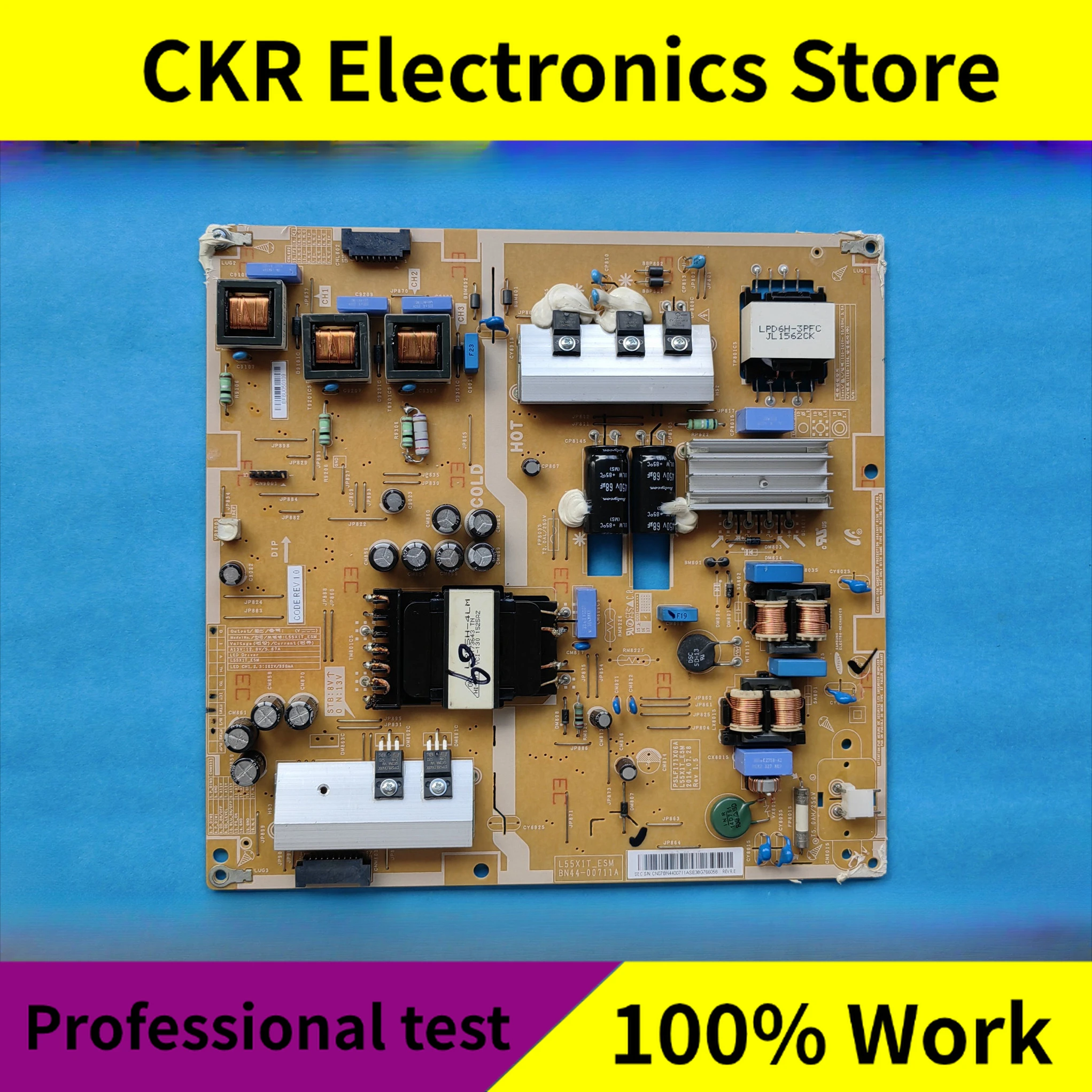 Оригинальная плата питания BN44-00711A L55X1T_ESM предназначена для UE50H6200AK UE55H6240AK UE55H6400AK UE55H6200AW, аксессуары для телевизоров
Оригинальная плата питания BN44-00711A L55X1T_ESM предназначена для UE50H6200AK UE55H6240AK UE55H6400AK UE55H6200AW, аксессуары для телевизоров