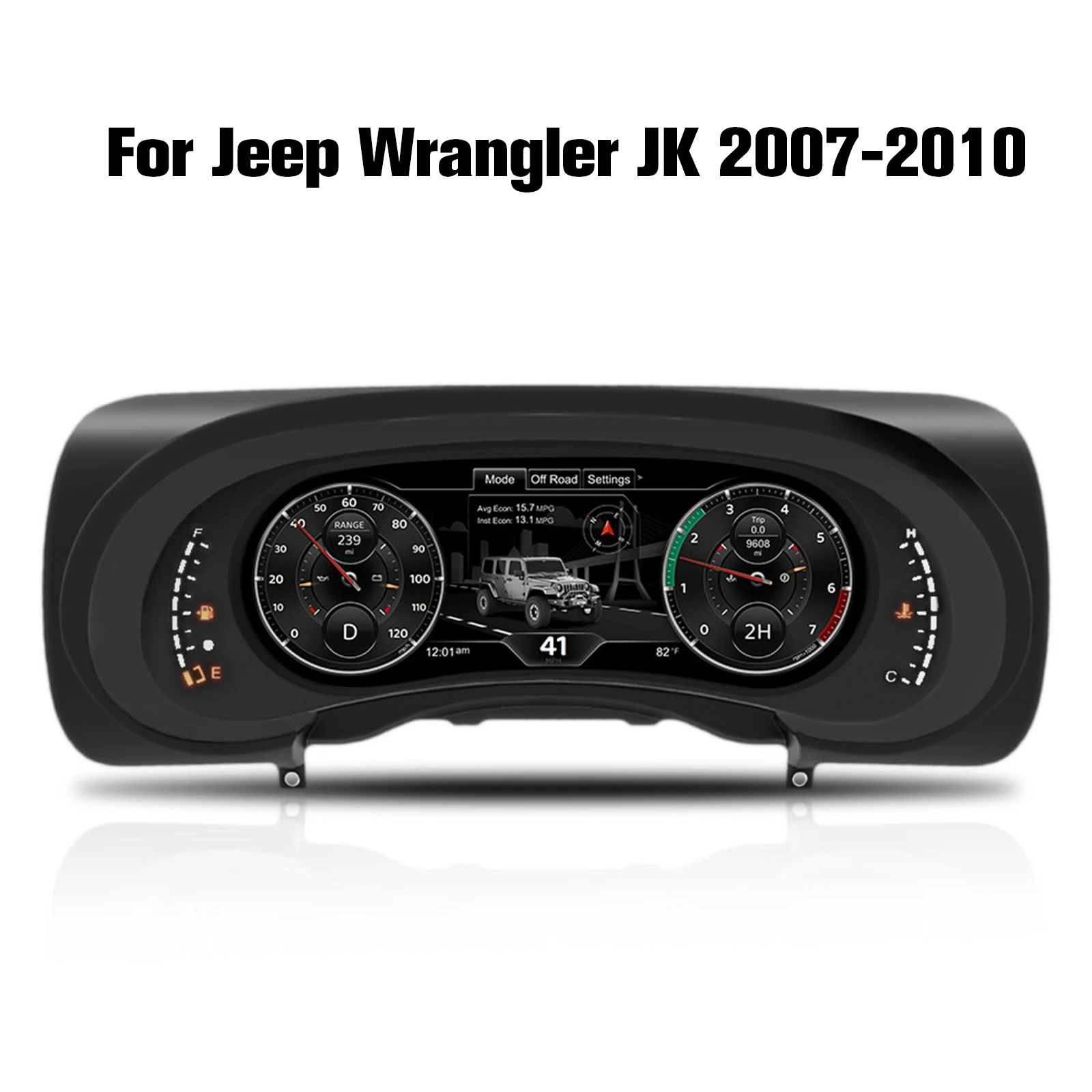 12.3’’ digital instrument cluster for Jeep Wrangler JK 2007-2010 dashboard speedometer tachometer, Plug & Play
12.3’’ digital instrument cluster for Jeep Wrangler JK 2007-2010 dashboard speedometer tachometer, Plug & Play