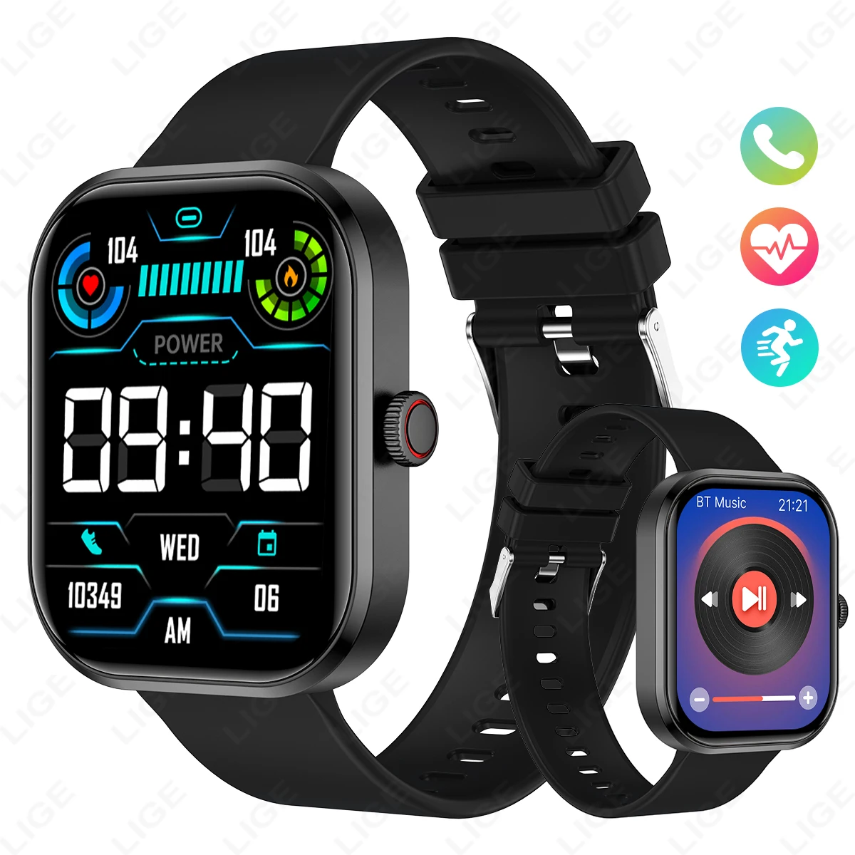 Многофункциональные умные часы LIGE для всех смартфонов, мужские Bluetooth-вызовы, водонепроницаемые часы, спортивные умные часы для женщин
Многофункциональные умные часы LIGE для всех смартфонов, мужские Bluetooth-вызовы, водонепроницаемые часы, спортивные умные часы для женщин