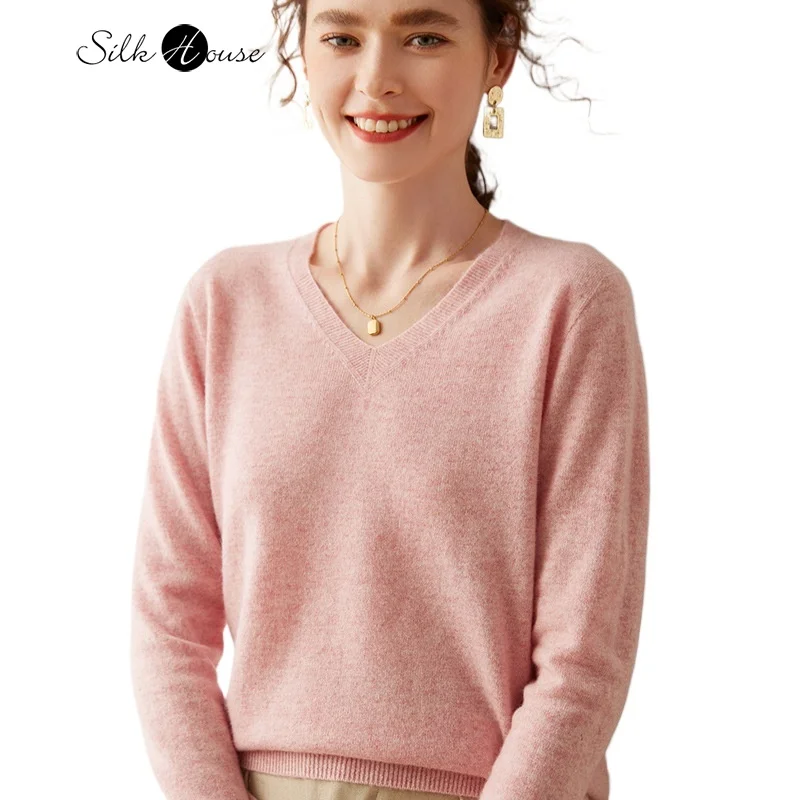 2025 Women's Fashion Autumn/Winter New 30% Cashmere 70% Wool Simple Leisure Versatile V-neck Long Sleeve Knitted Sweater
2025 Women's Fashion Autumn/Winter New 30% Cashmere 70% Wool Simple Leisure Versatile V-neck Long Sleeve Knitted Sweater