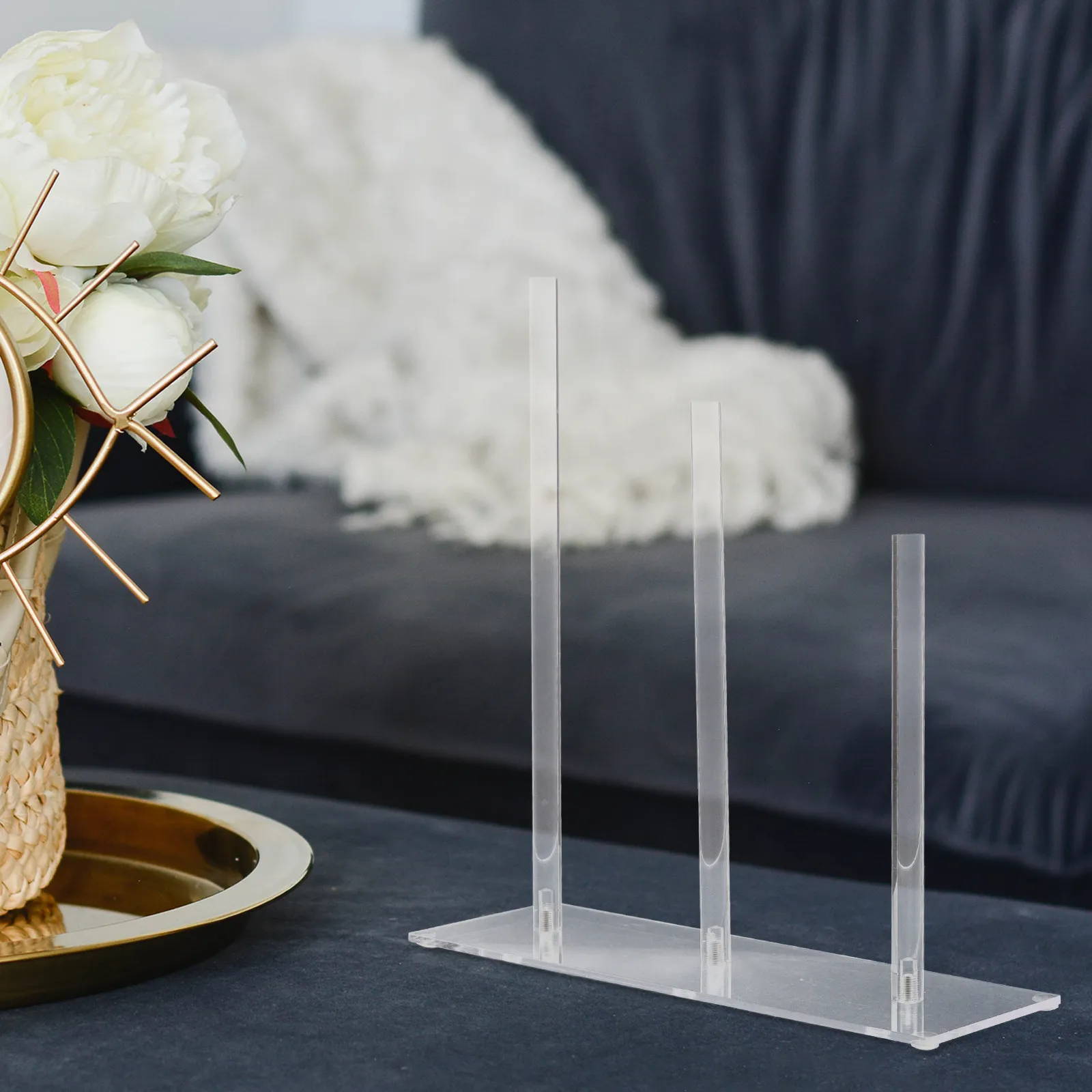 3 Tier Clear Acrylic Hair Tie Organizer Scrunchie Holder Stand Hair Accessories Display Rack Storage for Teens Women Vanity
3 Tier Clear Acrylic Hair Tie Organizer Scrunchie Holder Stand Hair Accessories Display Rack Storage for Teens Women Vanity
