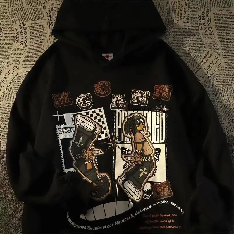 New High street hiphop anime hoodie sweater Super cool couple jacket oversized hoodie harajuku goth sweatshirt y2k women clothes
New High street hiphop anime hoodie sweater Super cool couple jacket oversized hoodie harajuku goth sweatshirt y2k women clothes