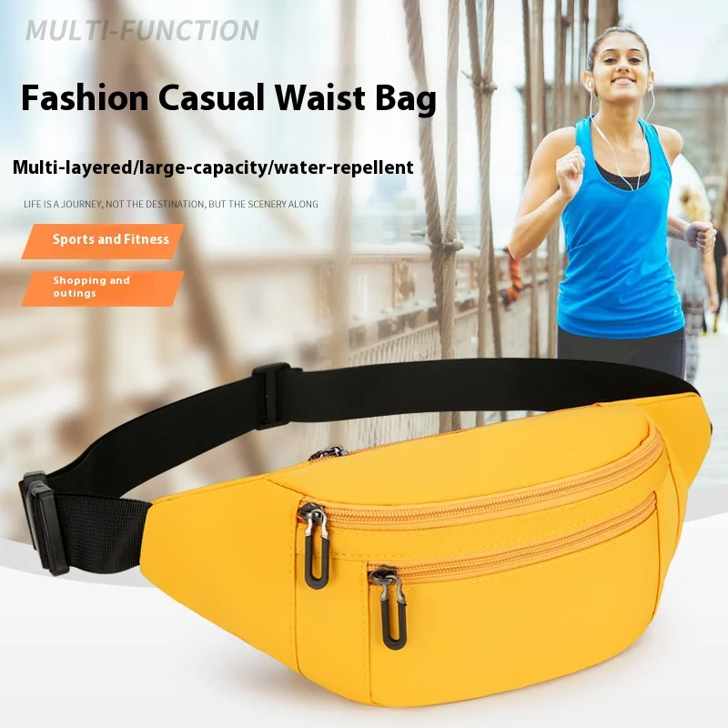 Sports waist bag multifunctional Fashion sports running mobile phone chest bag large capacity multi-layer women's messenger bag
Sports waist bag multifunctional Fashion sports running mobile phone chest bag large capacity multi-layer women's messenger bag