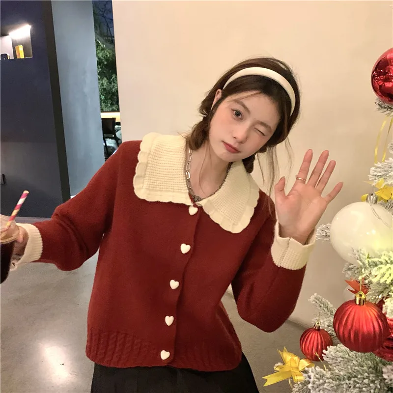 Кардиганы в корейском стиле, женские осенние свитера с бантом и клетчатыми рукавами, элегантные, в стиле преппи, приталенные, свободного кроя, с заниженной линией плеч
Кардиганы в корейском стиле, женские осенние свитера с бантом и клетчатыми рукавами, элегантные, в стиле преппи, приталенные, свободного кроя, с заниженной линией плеч