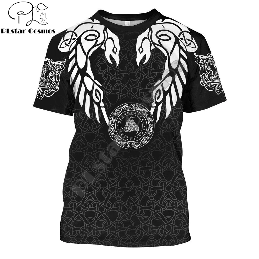 2023 Cool Summer Mens t-shirt Huginn and Muninn Tattoo 3D Printing Harajuku Short sleeve T shirt Unisex Casual tops TX236
2023 Cool Summer Mens t-shirt Huginn and Muninn Tattoo 3D Printing Harajuku Short sleeve T shirt Unisex Casual tops TX236
