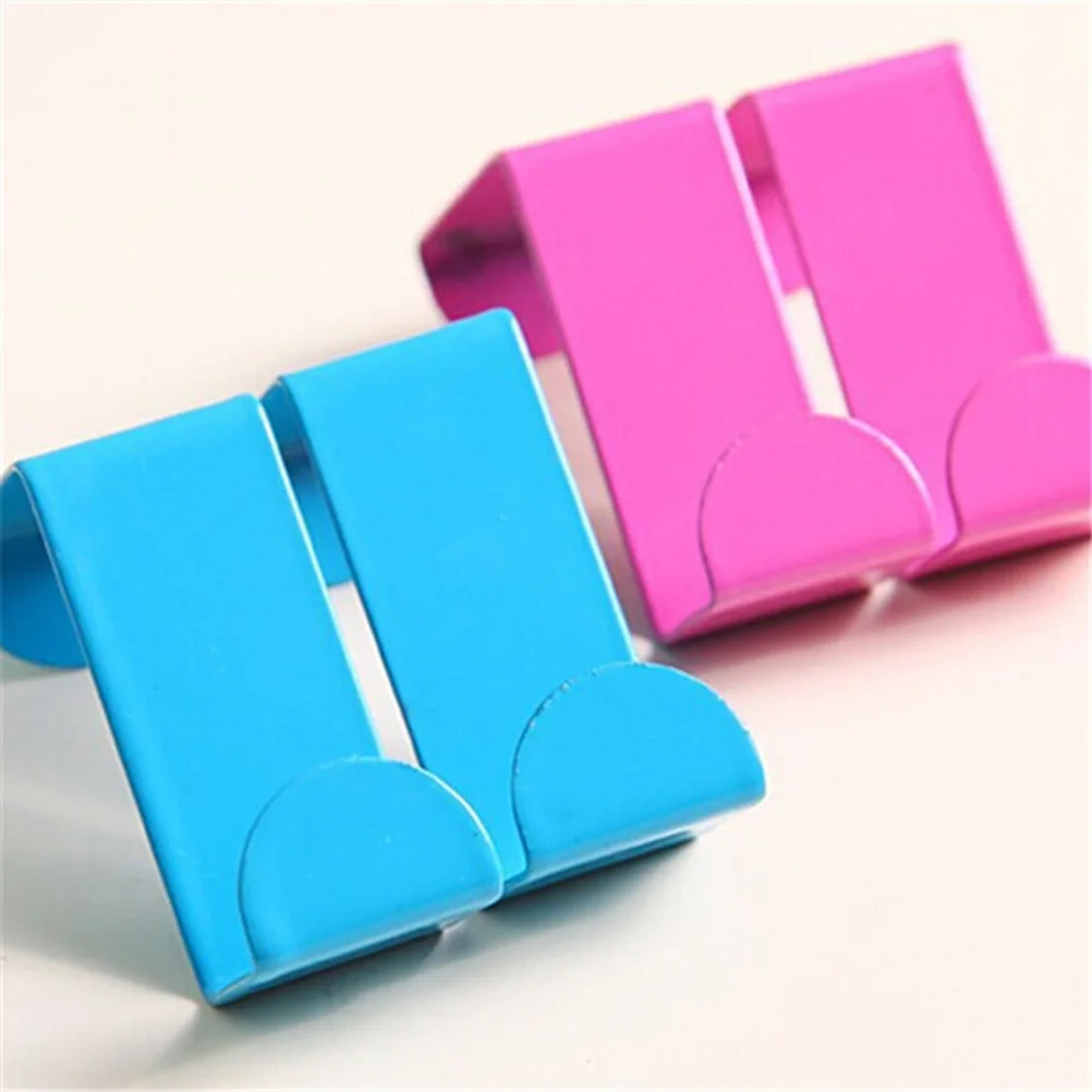 Pair of Stainless Steel Over the Door Hook Single Colorufl Door Hooks for Clothes Towel Scarf Hat (Blue)
Pair of Stainless Steel Over the Door Hook Single Colorufl Door Hooks for Clothes Towel Scarf Hat (Blue)