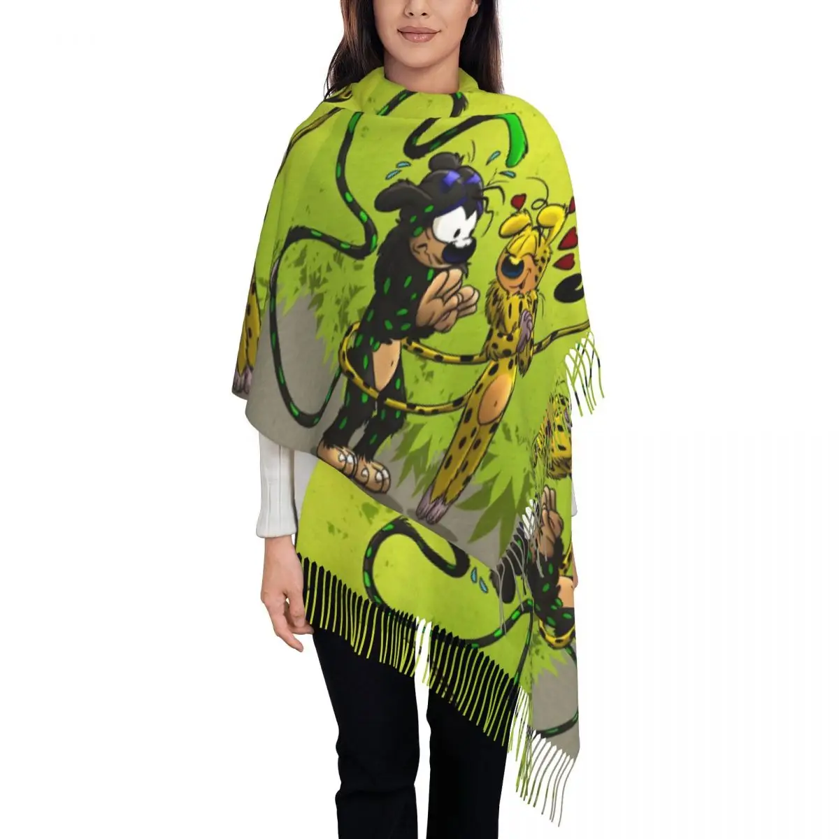 Забавный газонный шарф с принтом по индивидуальному заказу, шарф Marsupilami для мужчин и женщин, зима-осень, теплые шарфы, шали, накидки
Забавный газонный шарф с принтом по индивидуальному заказу, шарф Marsupilami для мужчин и женщин, зима-осень, теплые шарфы, шали, накидки