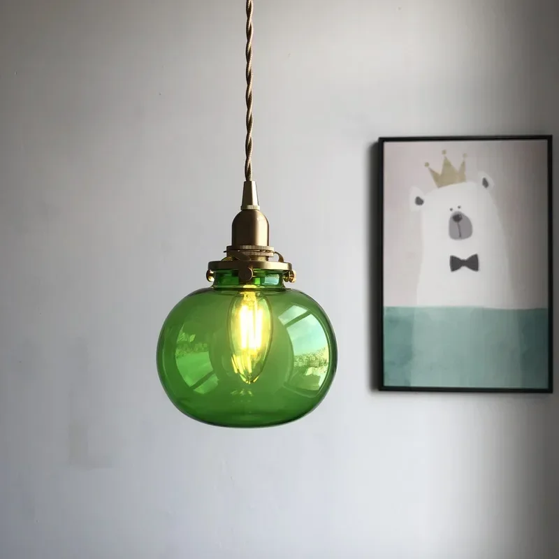 Retro Glass Pendant Light Nordic Dining Room Ceiling Chandelier Bar Bedroom Bedside Hanging Fixture Suspendu E27 Lamp
Retro Glass Pendant Light Nordic Dining Room Ceiling Chandelier Bar Bedroom Bedside Hanging Fixture Suspendu E27 Lamp