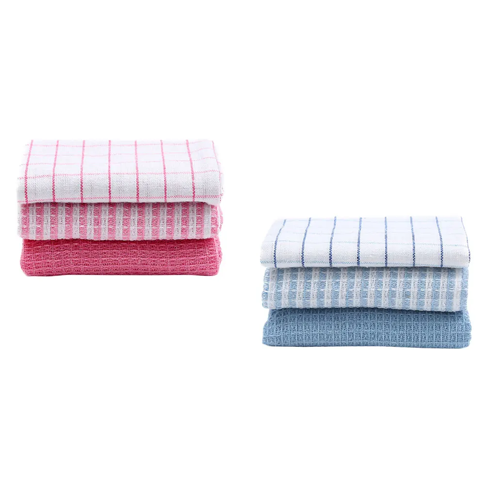6 Pcs Kitchen Dishcloths Cotton Yarn Absorbent Scouring Pads Strong Cleaning Effect Wash Dishes Plates Glassware
6 Pcs Kitchen Dishcloths Cotton Yarn Absorbent Scouring Pads Strong Cleaning Effect Wash Dishes Plates Glassware
