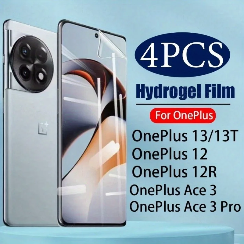 4pcs full-coverage HD hydrogel screen protector for OnePlus 15/13R/12R/11/10 Pro/OnePlus Ace 3/Ace 2/ACE 5 Soft screen protector
4pcs full-coverage HD hydrogel screen protector for OnePlus 15/13R/12R/11/10 Pro/OnePlus Ace 3/Ace 2/ACE 5 Soft screen protector