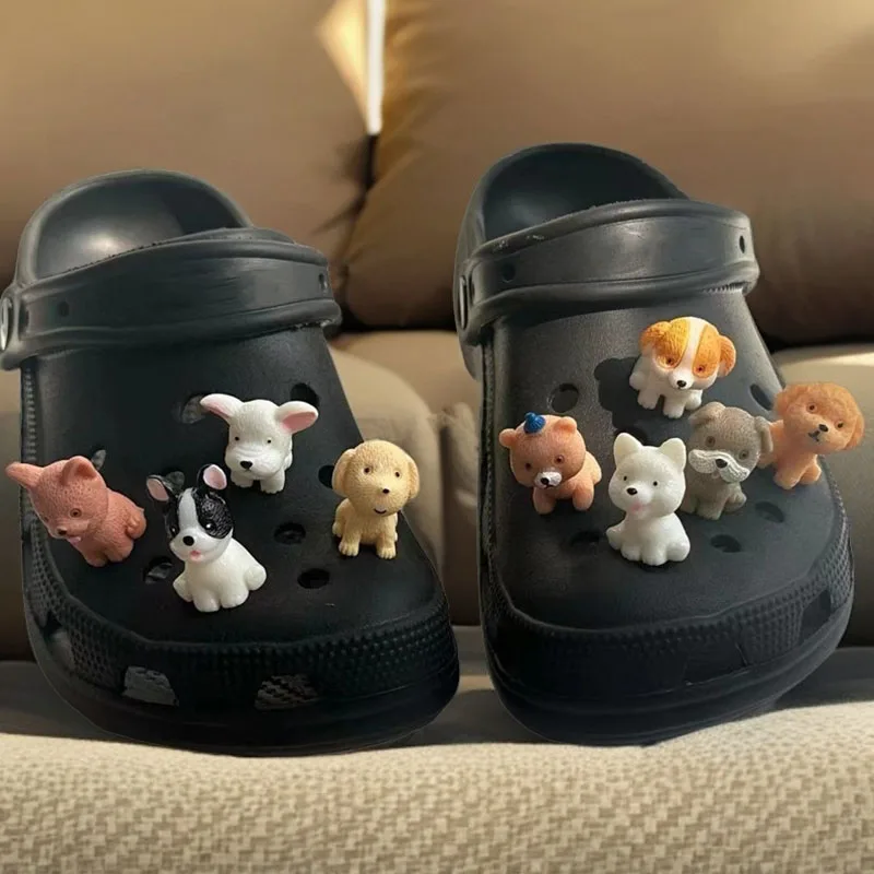 3D Cute Cartoon Mini Puppy Shoe Decoration Set Detachable Diy Bichon Frise Dog Figurines Accessory For Clogs Resin Shoe Charms
3D Cute Cartoon Mini Puppy Shoe Decoration Set Detachable Diy Bichon Frise Dog Figurines Accessory For Clogs Resin Shoe Charms