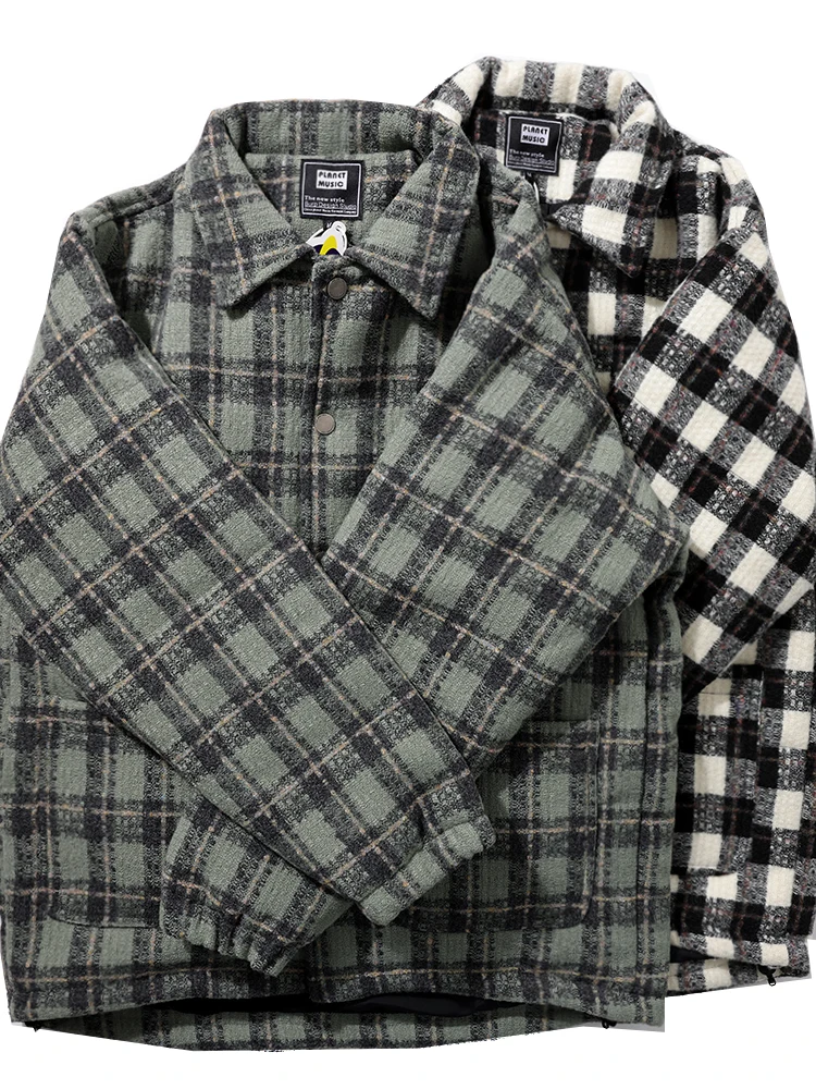 Loose Casual Plaid Cotton Jaet for Men Autumn Winter American Retro Color Blo Collar with ket Youth ular Warm Outer...
Loose Casual Plaid Cotton Jaet for Men Autumn Winter American Retro Color Blo Collar with ket Youth ular Warm Outer...