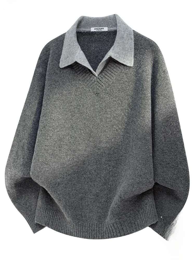 PaulFrank Men's Casual Loose Knitted Sweater Warm Autumn New Sle Faux Two-Piece Soft Polyester Blend Long Sve Ne
PaulFrank Men's Casual Loose Knitted Sweater Warm Autumn New Sle Faux Two-Piece Soft Polyester Blend Long Sve Ne