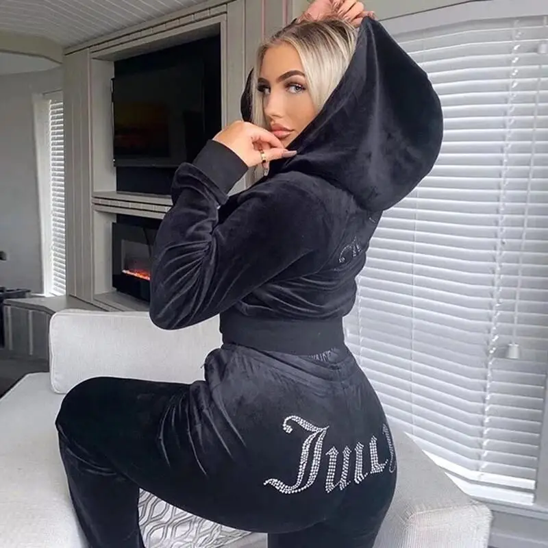 Fashionable Rhinestone Fleece Sports Casual Set Two Piece Set New Autumn Winter Ebay Style Men's Clothing Student Work Uniform
Fashionable Rhinestone Fleece Sports Casual Set Two Piece Set New Autumn Winter Ebay Style Men's Clothing Student Work Uniform