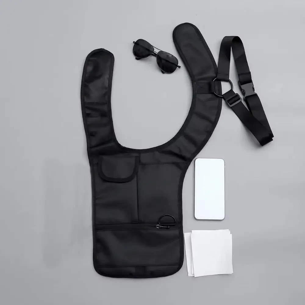 Black Hidden Underarm Shoulder Bag Single-Shoulder Multi-Pocket Anti-theft Underarm Bag Waterproof Adjustable Strap
Black Hidden Underarm Shoulder Bag Single-Shoulder Multi-Pocket Anti-theft Underarm Bag Waterproof Adjustable Strap