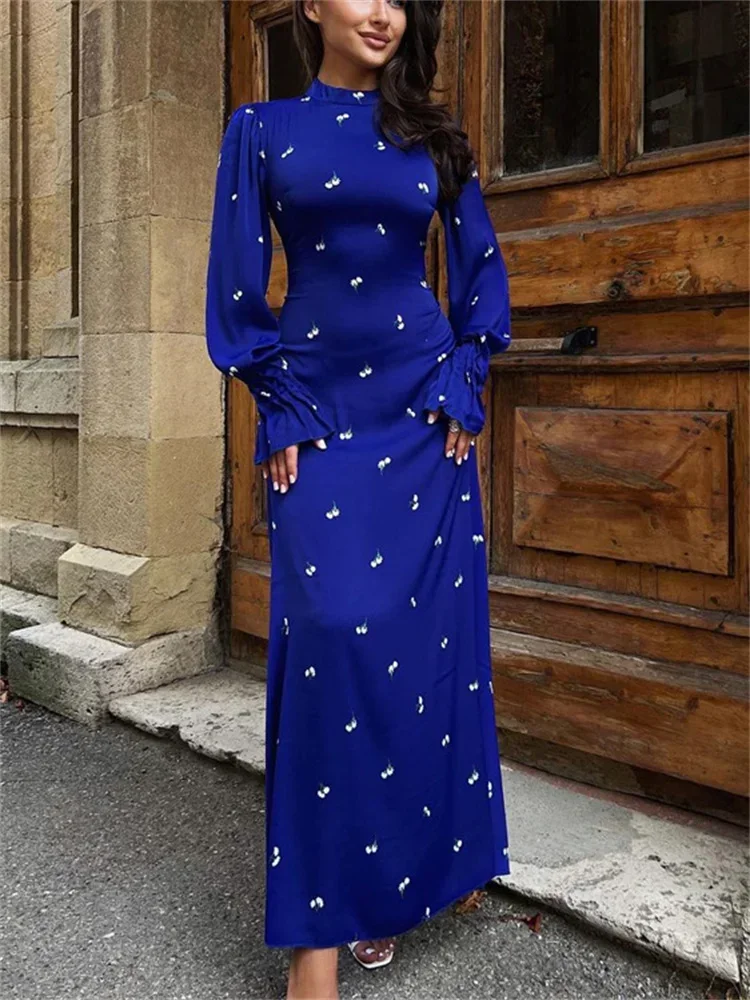 Ladies Elegant Satin High Street Party Dress Casual Long Sleeve Patchwork Maxi Dress Printed Bandage Fashion Long Dress
Ladies Elegant Satin High Street Party Dress Casual Long Sleeve Patchwork Maxi Dress Printed Bandage Fashion Long Dress