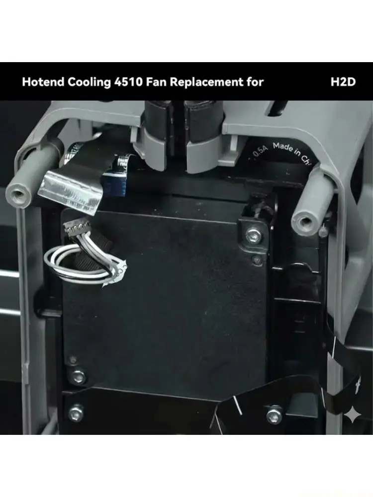 3D Printer Part Hotend Part Upgraded Double Ball Bearing Cooling Fan 45mm 45x45x10mm Radiator Fan for H2D 3D Printer
3D Printer Part Hotend Part Upgraded Double Ball Bearing Cooling Fan 45mm 45x45x10mm Radiator Fan for H2D 3D Printer