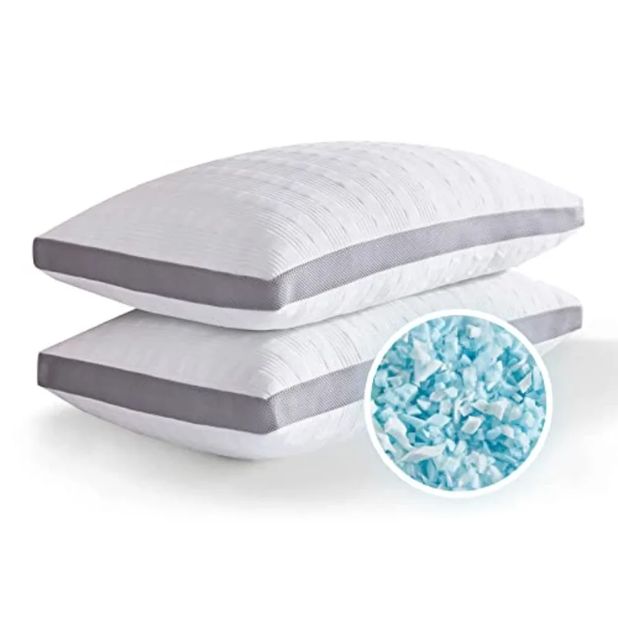 Set of 2, Shredded Memory Foam Bed Pillows for Sleeping, Standard Pillows for Back and Side Sleepers, Adjustable Standard Size
Set of 2, Shredded Memory Foam Bed Pillows for Sleeping, Standard Pillows for Back and Side Sleepers, Adjustable Standard Size