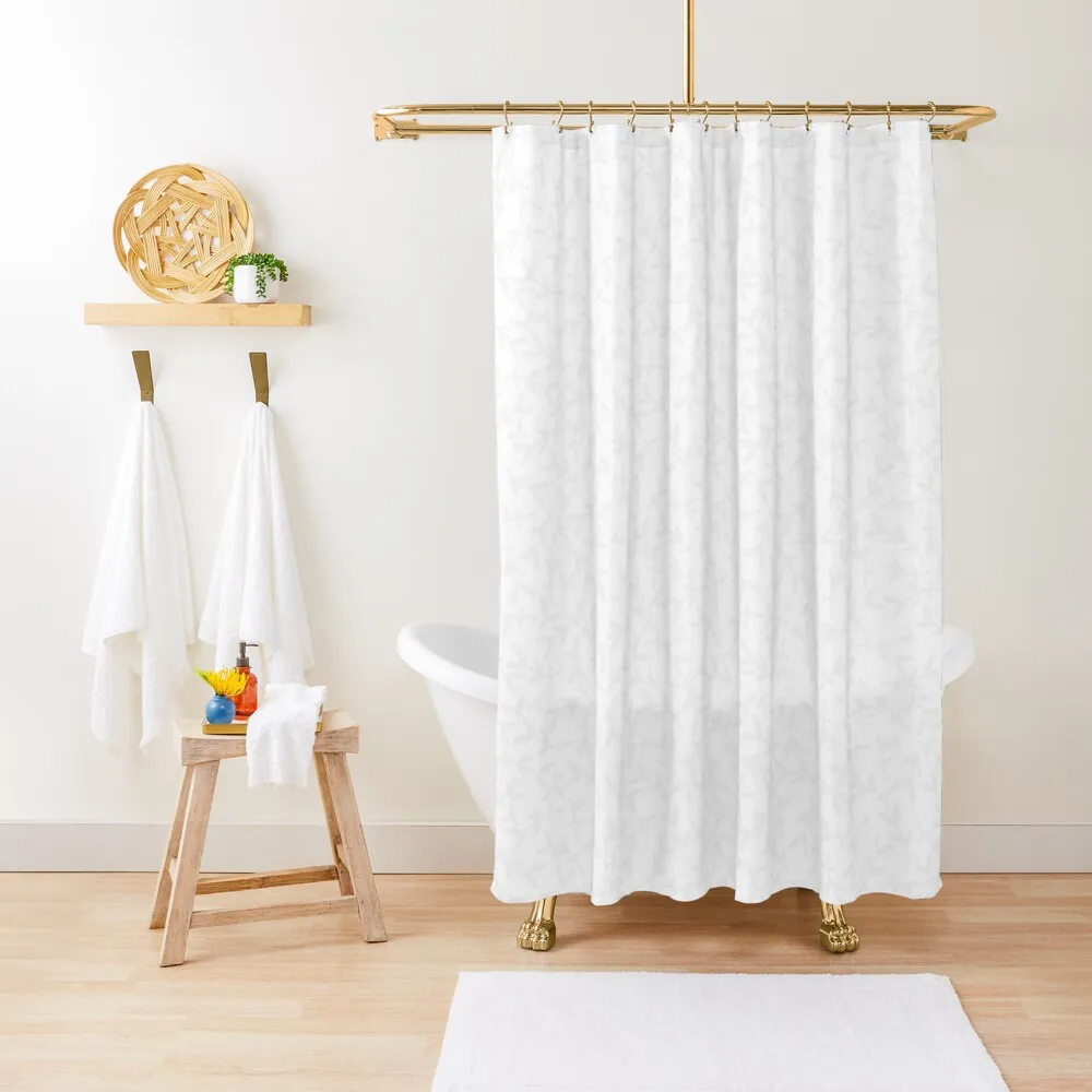 Barely There Subtle White on White Botanical Pattern Shower Curtain Window Anti-Mold Waterproof Shower Curtain
Barely There Subtle White on White Botanical Pattern Shower Curtain Window Anti-Mold Waterproof Shower Curtain