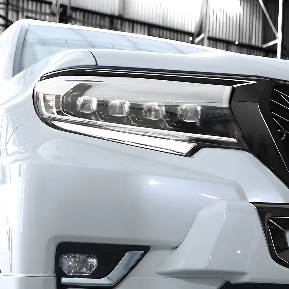 Автомобильная фара для Toyota Prado 2018-2023, светодиодная автоматическая фара, обновленная кристаллическая четырехкратная линза, эффект запуска, горячая распродажа, аксессуары
Автомобильная фара для Toyota Prado 2018-2023, светодиодная автоматическая фара, обновленная кристаллическая четырехкратная линза, эффект запуска, горячая распродажа, аксессуары