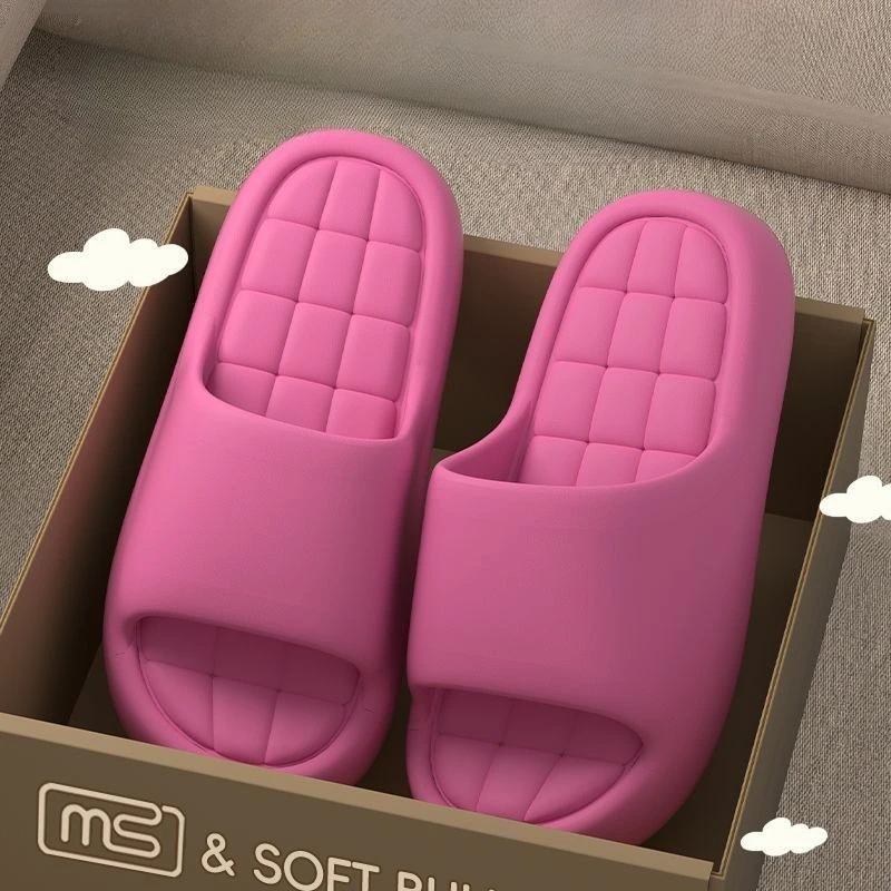 Summer New Flats Unisex Bathroom Slippers Couple Cloud Cushion Slippers Indoor Non-Slip Thick Sole Shoes for Man Women's Sandals
Summer New Flats Unisex Bathroom Slippers Couple Cloud Cushion Slippers Indoor Non-Slip Thick Sole Shoes for Man Women's Sandals