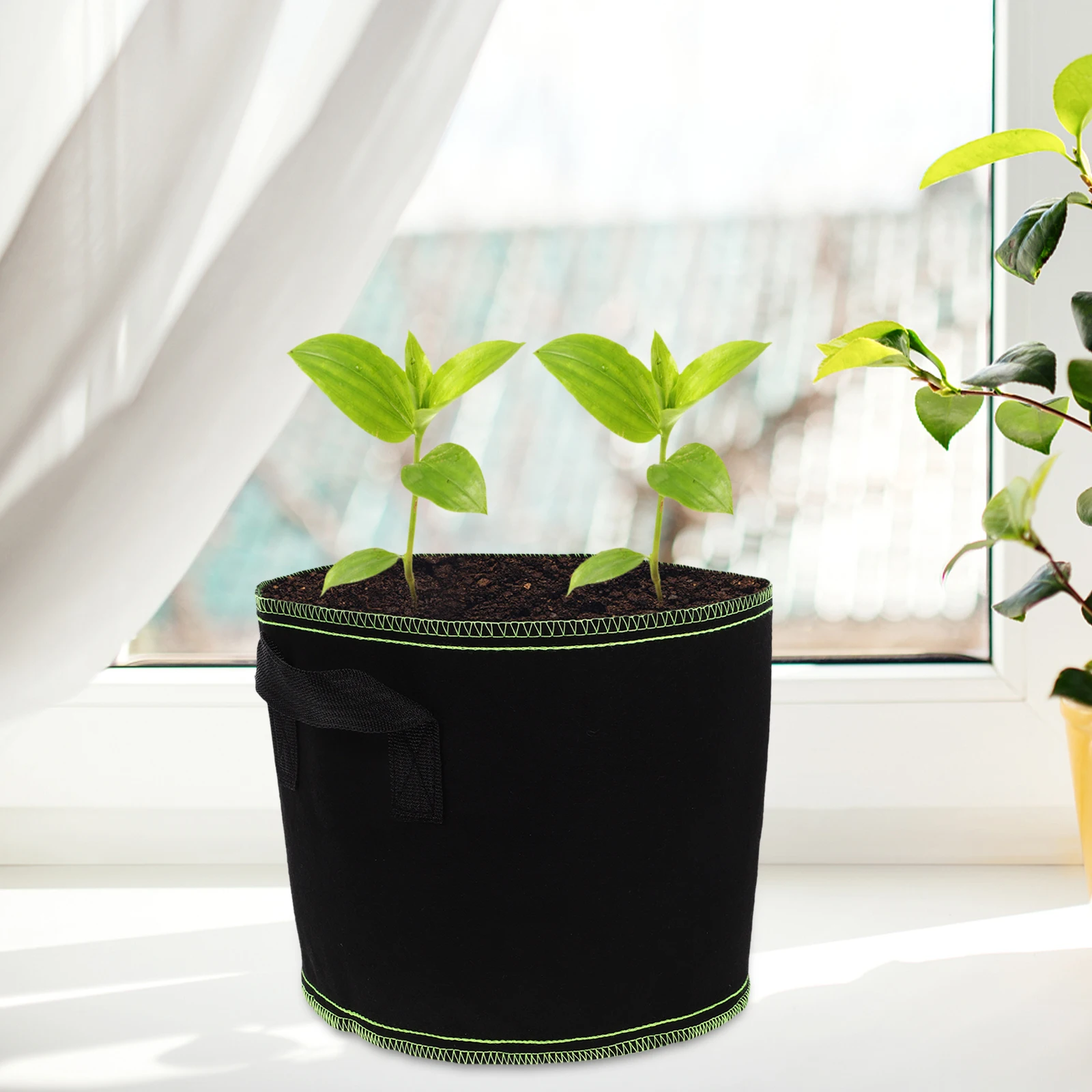 5Pcs Thickened Non-Woven Plant Grow Bags Portable Durable Potato Vegetable Flower Growing Bags for Garden Patio
5Pcs Thickened Non-Woven Plant Grow Bags Portable Durable Potato Vegetable Flower Growing Bags for Garden Patio