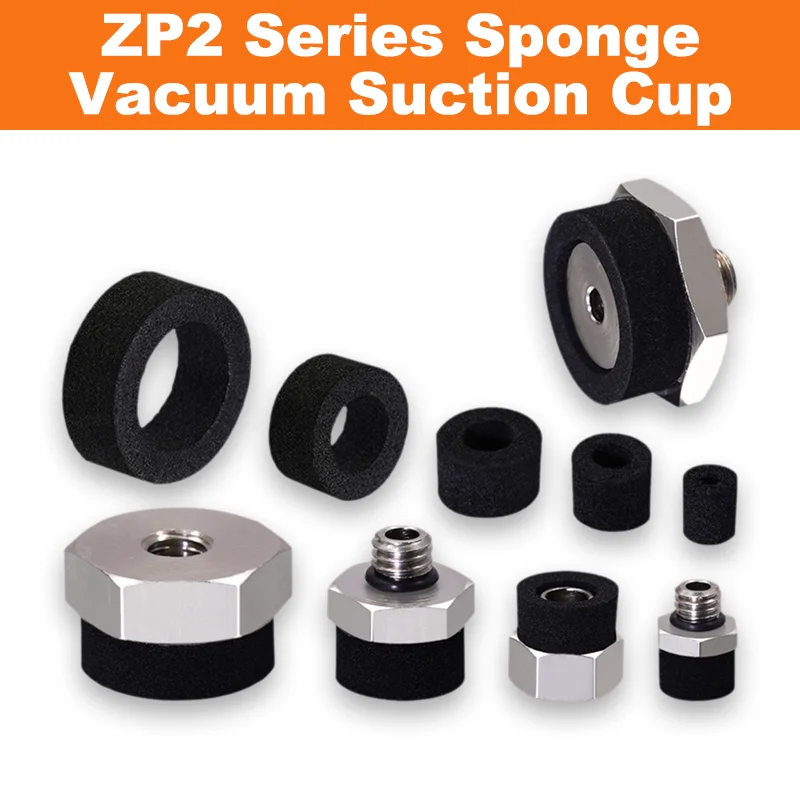5pcs/pack ZP2 Series Sponge Vacuum Suction Cup ZP2-T04S/06S/08S/10S/15SA3/B3/A5/B5 Robotic Manipulator Nozzles
5pcs/pack ZP2 Series Sponge Vacuum Suction Cup ZP2-T04S/06S/08S/10S/15SA3/B3/A5/B5 Robotic Manipulator Nozzles