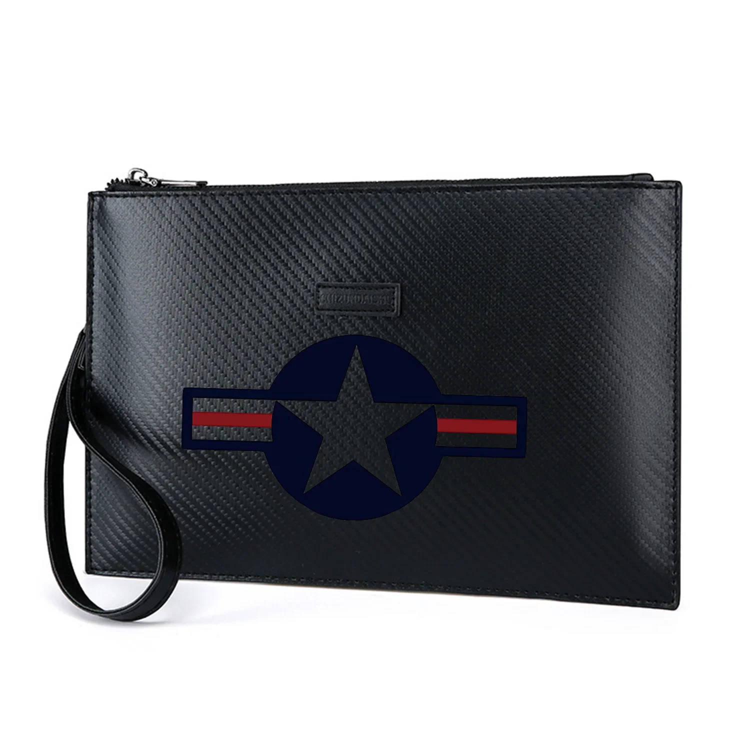 Star design emblem with red lines Men's Handbag Elegant Printed PU Fashionable and Practical for Everyday Carry
Star design emblem with red lines Men's Handbag Elegant Printed PU Fashionable and Practical for Everyday Carry