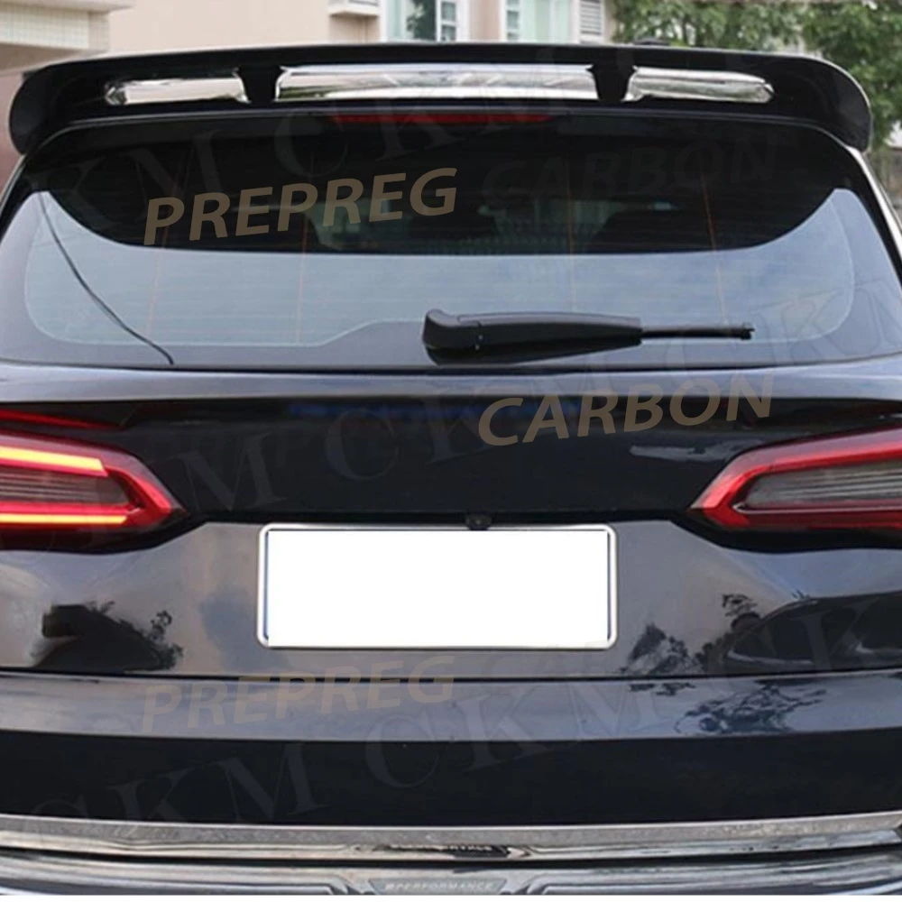 ABS Carbon Rear Roof Spoiler Gloss Black Boot Top Wings Trims Cover Decoration Car Body Kits Accessories For BMW X5 G05 2019+
ABS Carbon Rear Roof Spoiler Gloss Black Boot Top Wings Trims Cover Decoration Car Body Kits Accessories For BMW X5 G05 2019+