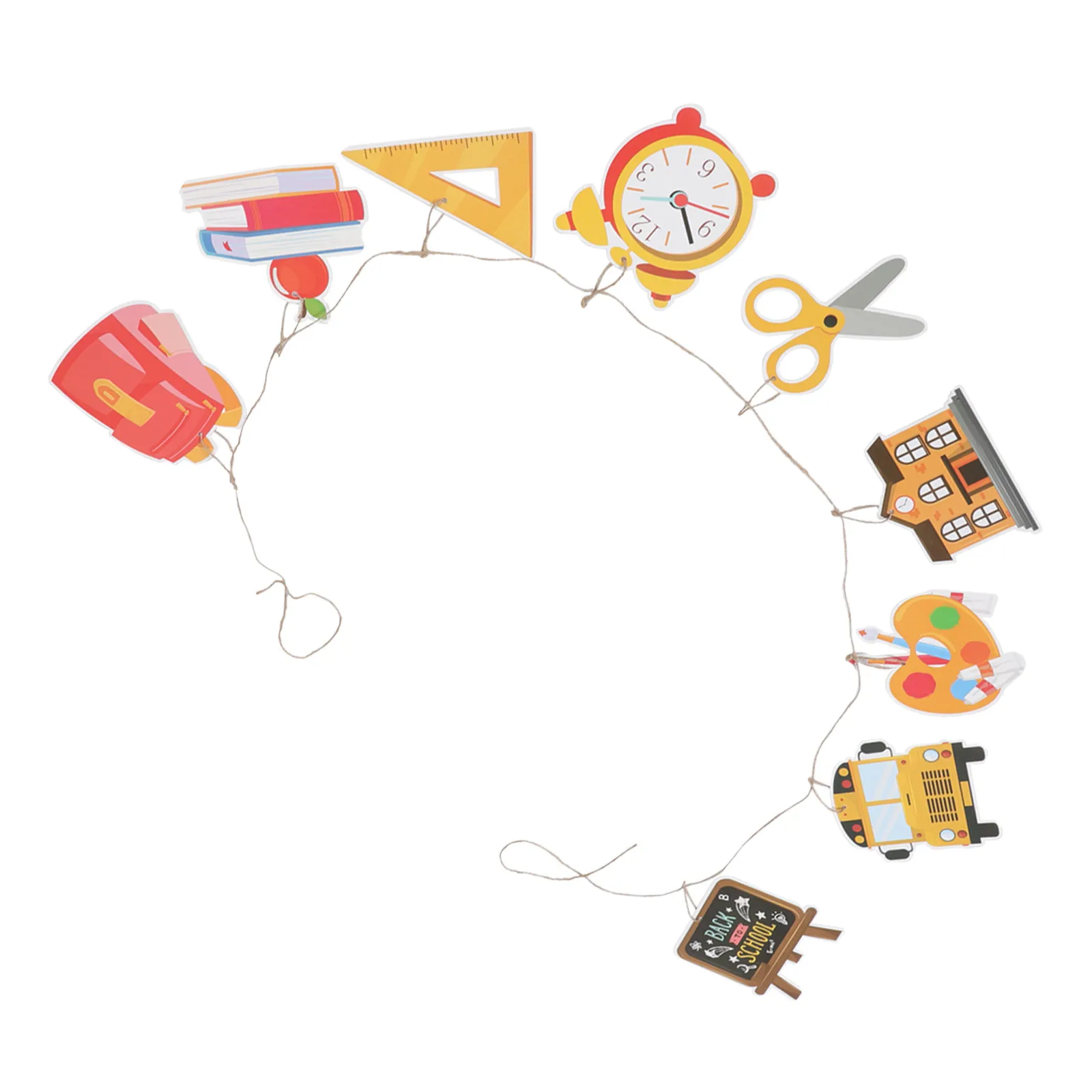 1 Set Back to School Banner Garland Creative School Party Hanging Decorations Classroom Welcome Back Event Supplies
1 Set Back to School Banner Garland Creative School Party Hanging Decorations Classroom Welcome Back Event Supplies