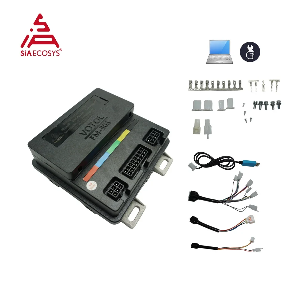 SiAECOSYS/VOTOL Programmable EM30sp 72V 32A 40KPH Controller for Electric Scooter Bike
SiAECOSYS/VOTOL Programmable EM30sp 72V 32A 40KPH Controller for Electric Scooter Bike