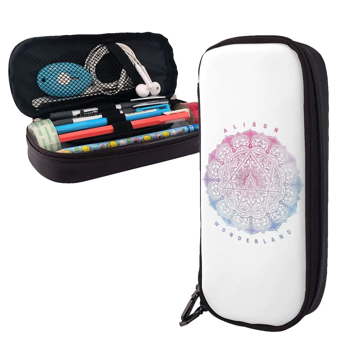 Alison Wonderland Mandal Leather Pencil Case Pen Holder Storage Stationery Supplies Pen Box Pencil Bag for Boy Girl Gifts
Alison Wonderland Mandal Leather Pencil Case Pen Holder Storage Stationery Supplies Pen Box Pencil Bag for Boy Girl Gifts