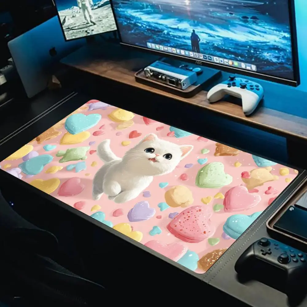 Dessert Cat Mouse Pad Computer Accessories Office Game Table Mats Rubber Anti-slip Gaming Keyboard XL Mousepads Desk Pads 40x90
Dessert Cat Mouse Pad Computer Accessories Office Game Table Mats Rubber Anti-slip Gaming Keyboard XL Mousepads Desk Pads 40x90