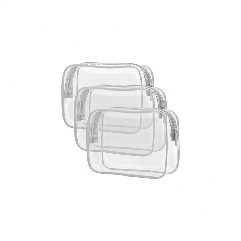 Makeup Bag, Waterproof TSA Approved Toiletry Bag Quart Size Bag, Clear Makeup Bags With Zipper Travel Cosmetic Bag, Carry On Ai
Makeup Bag, Waterproof TSA Approved Toiletry Bag Quart Size Bag, Clear Makeup Bags With Zipper Travel Cosmetic Bag, Carry On Ai