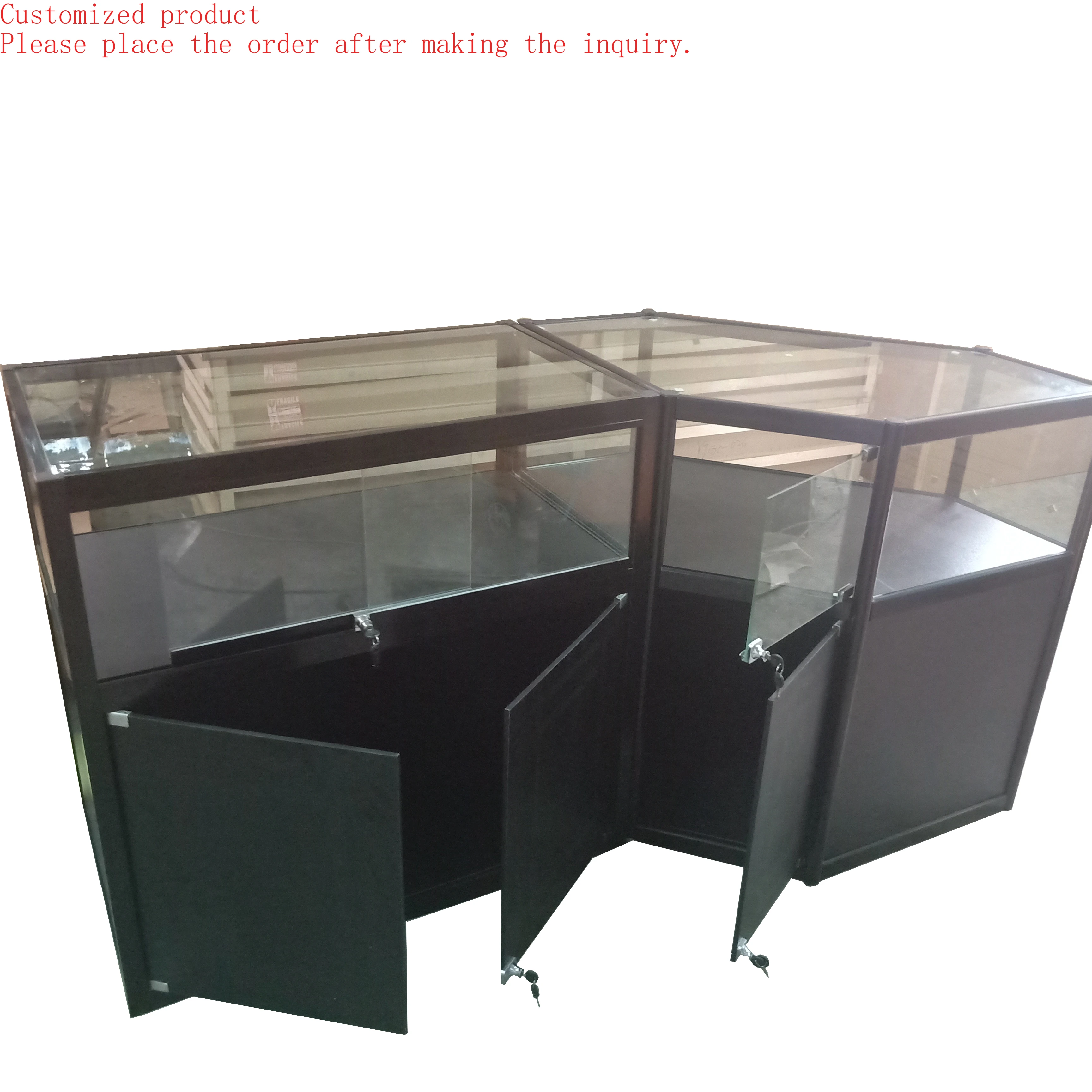 Custom.Hot Sale Glass Corner Cabinets and Glass Jewelry Display Cabinet Display showcase for Sale
Custom.Hot Sale Glass Corner Cabinets and Glass Jewelry Display Cabinet Display showcase for Sale